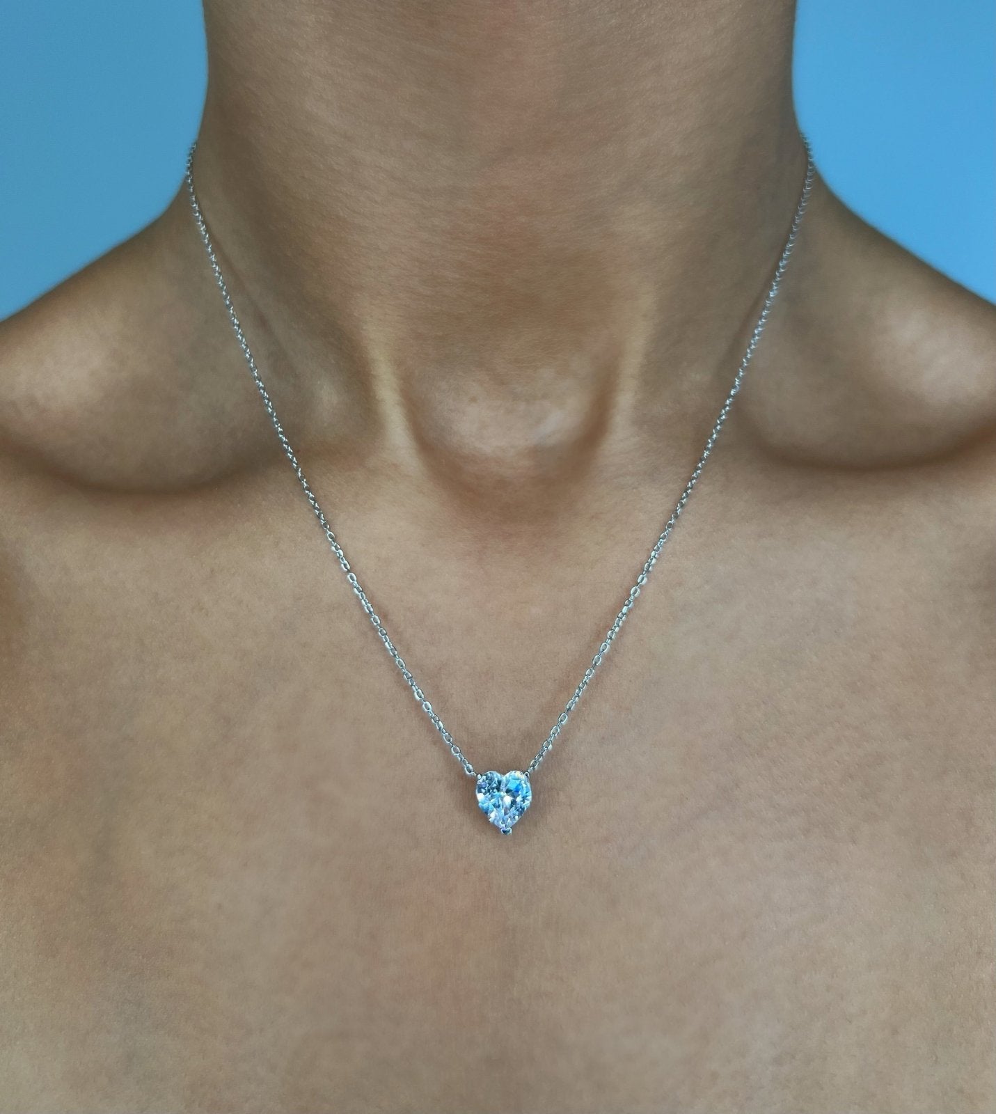 Sterling Silver Mini Heart Necklace