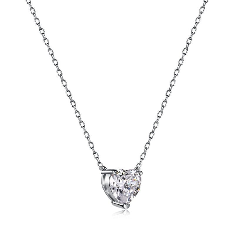 Sterling Silver Mini Heart Necklace